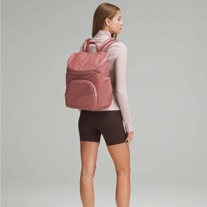 Lululemon NWT New Parent Backpack Red Clay/Sheer Oak